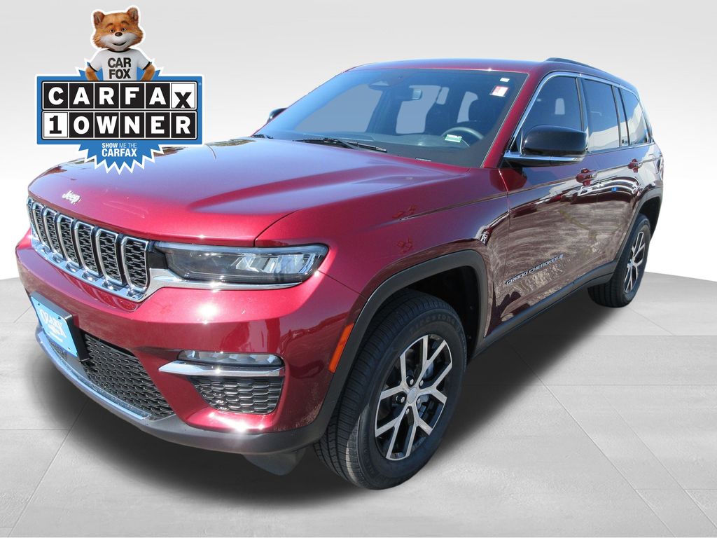 Velvet Red Pearlcoat 2024 Jeep Grand Cherokee SUV / Crossover Four-Wheel Drive 8-Speed Automatic