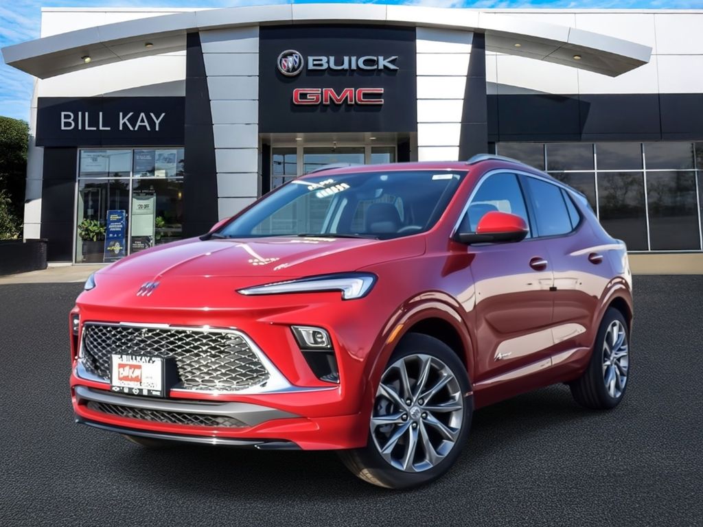 Brilliant Red 2026 Buick Encore GX Avenir FWD SUV / Crossover Front-Wheel Drive Continuously Variable Transmission