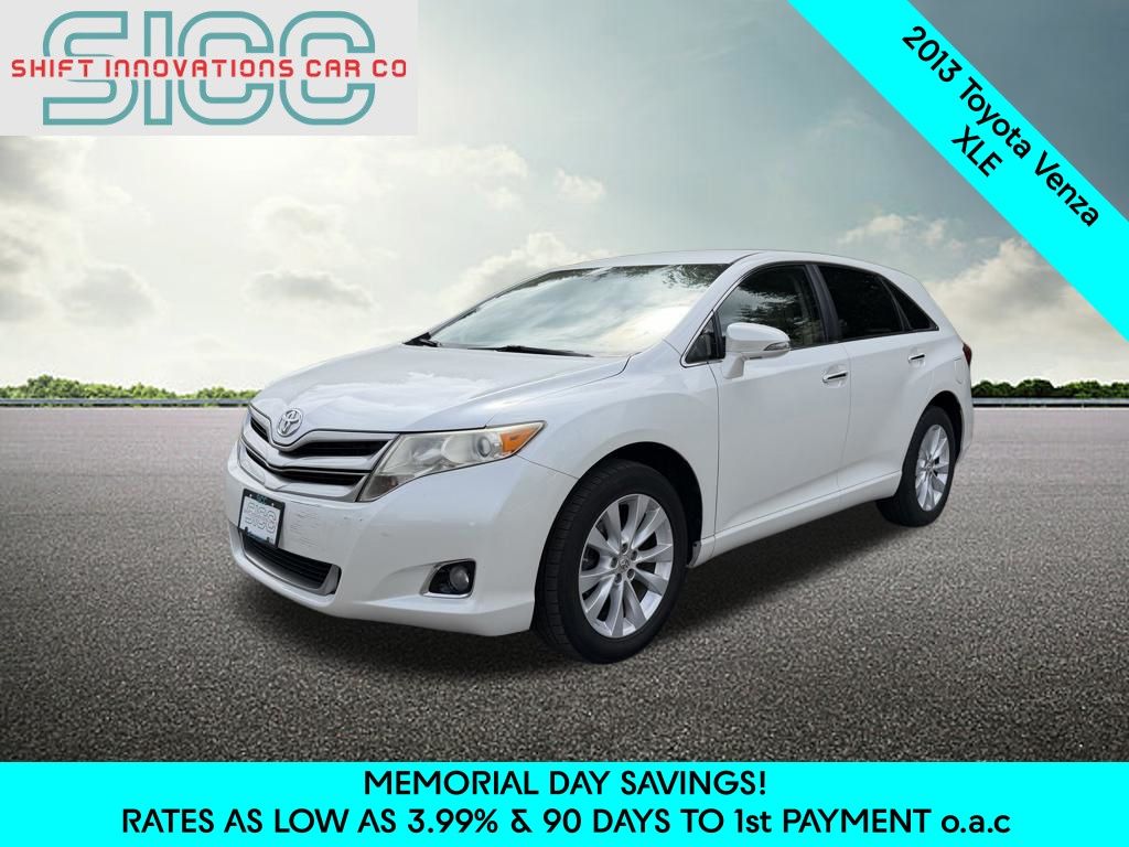 White (Blizzard Pearl) 2013 Toyota Venza XLE AWD SUV / Crossover All-Wheel Drive 6-Speed Automatic Overdrive