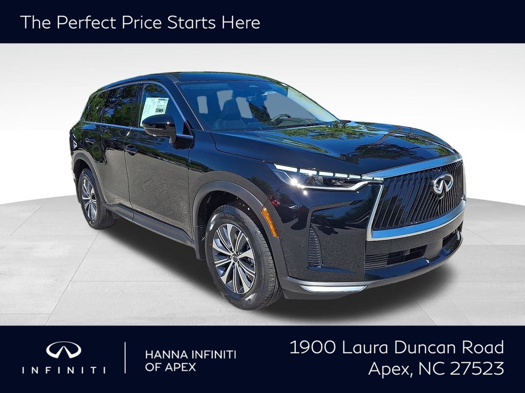 Black Obsidian 2027 INFINITI QX60 Pure FWD SUV / Crossover Front-Wheel Drive 9-Speed Automatic