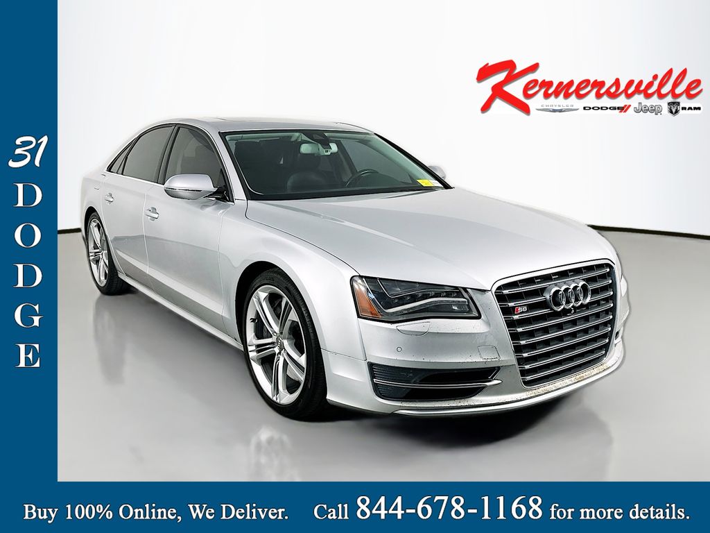 Silver 2013 Audi S8 4.0T quattro Sedan All-Wheel Drive 8-Speed Automatic