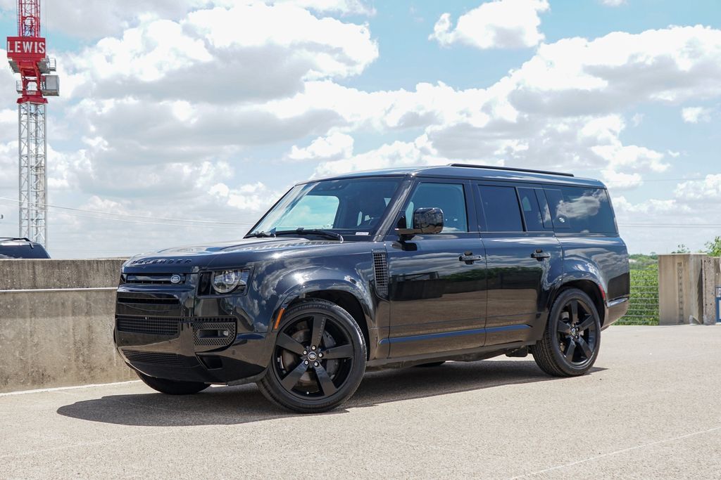 Santorini Black Metallic 2024 Land Rover Defender 130 P400 X-Dynamic SE AWD SUV / Crossover All-Wheel Drive 8-Speed Automatic