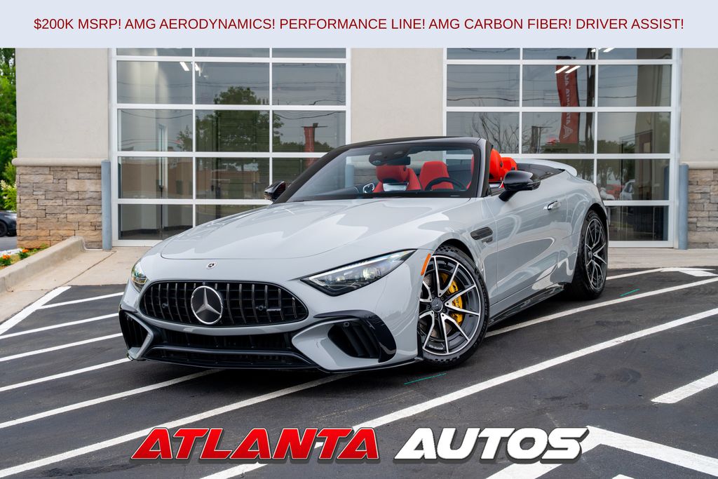 MANUFAKTUR Alpine Gray 2022 Mercedes-Benz SL-Class Convertible All-Wheel Drive 9-Speed Automatic