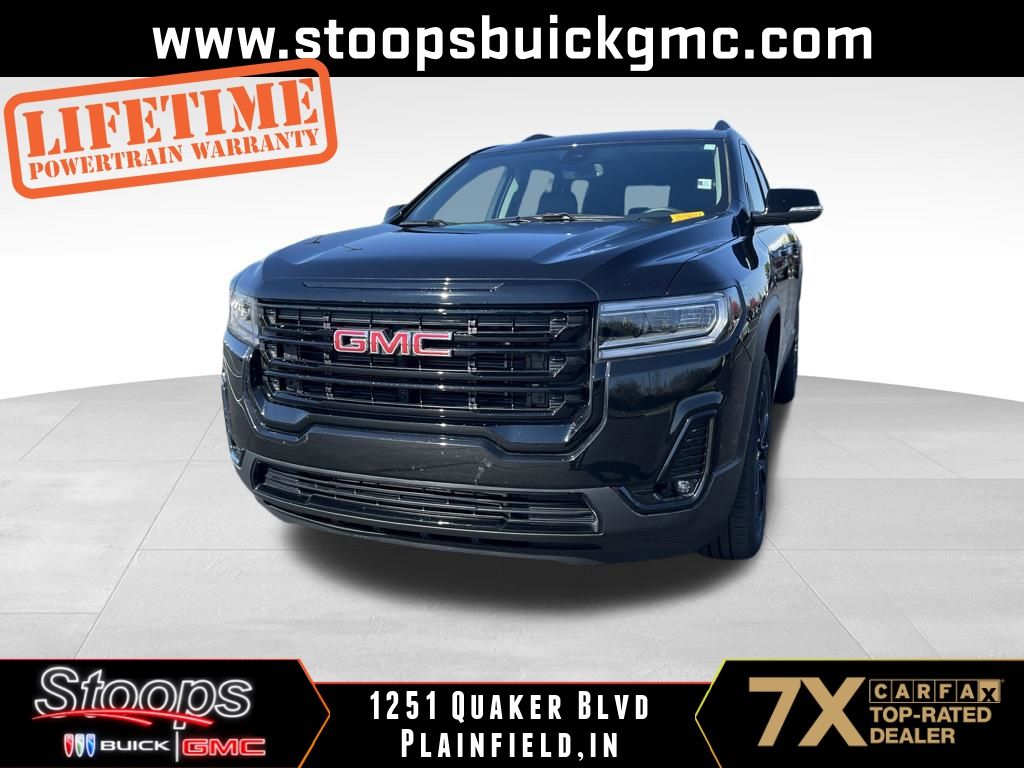 Black (Ebony Twilight Metallic) 2023 GMC Acadia SLT FWD SUV / Crossover Front-Wheel Drive 9-Speed Automatic