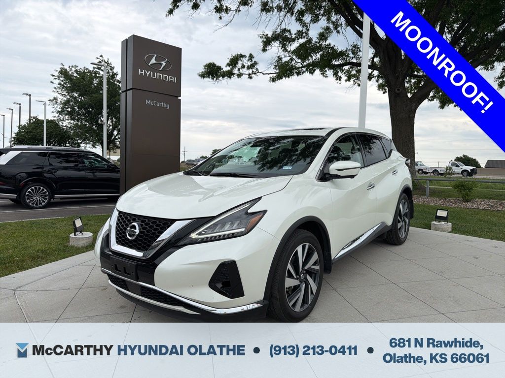 Pearl White 2022 Nissan Murano SL FWD SUV / Crossover Front-Wheel Drive Continuously Variable Transmission