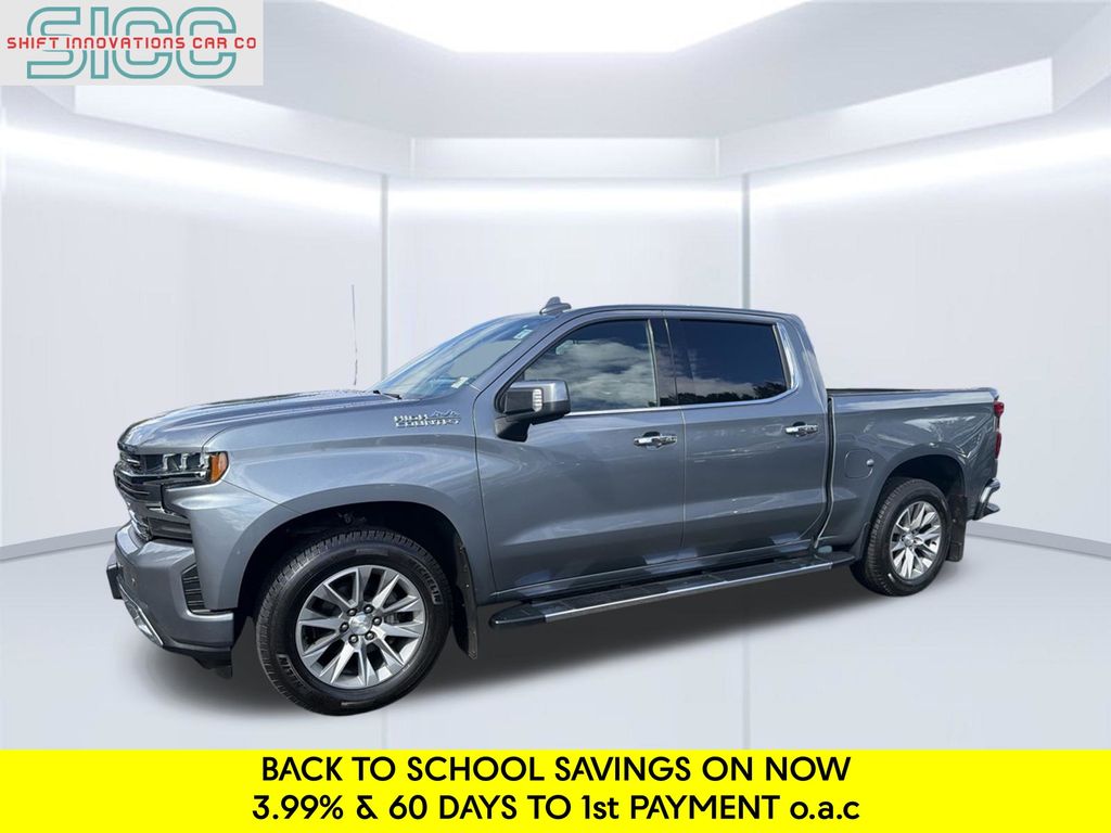 Gray 2019 Chevrolet Silverado 1500 Pickup Truck Four-Wheel Drive 8-Speed Automatic