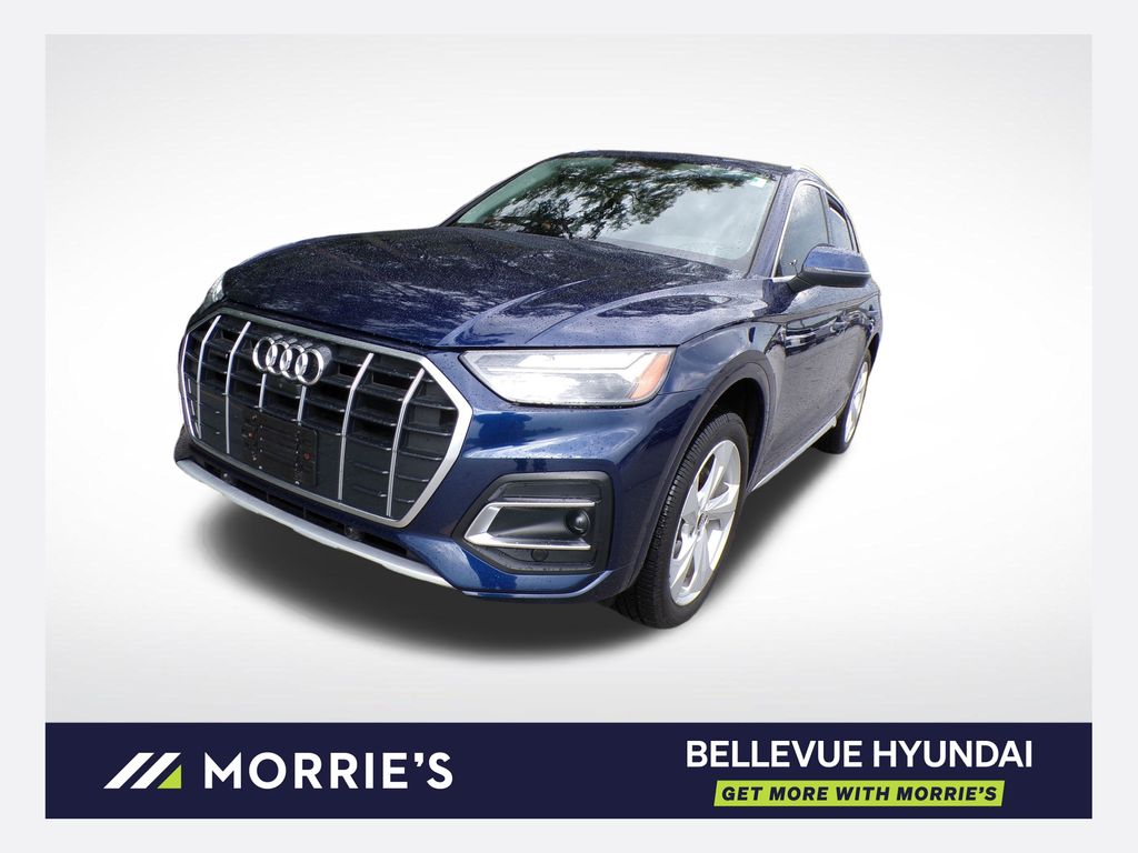 Blue Metallic 2021 Audi Q5 SUV / Crossover All-Wheel Drive 7-Speed Automatic