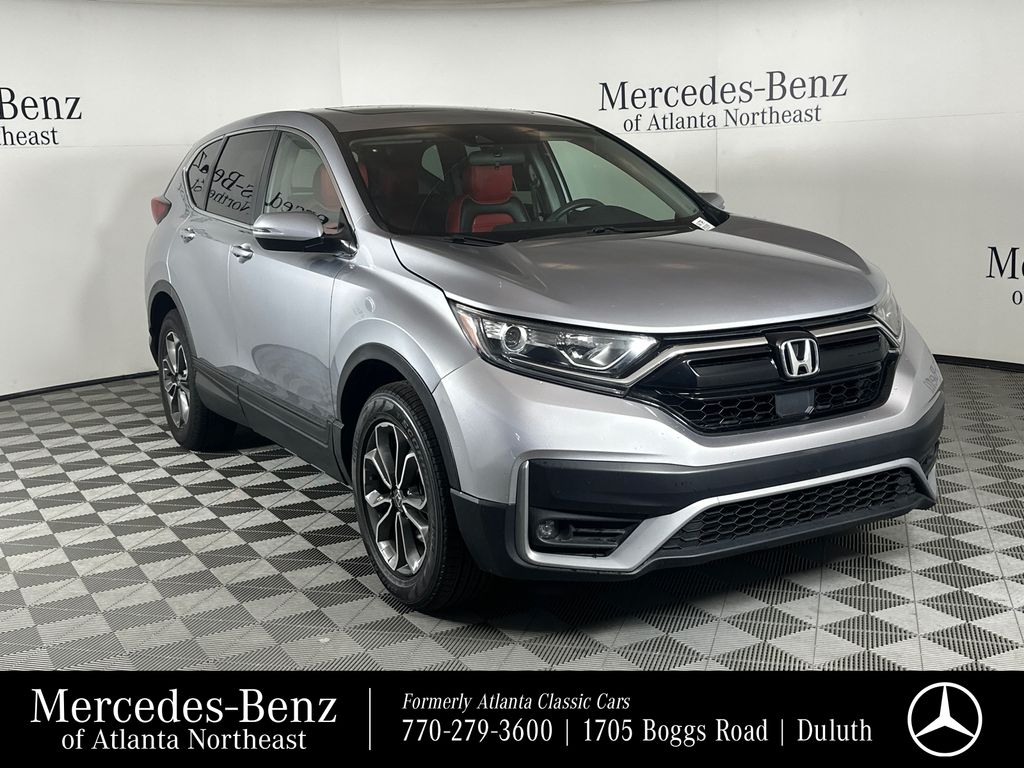Sonic Gray Pearl 2021 Honda CR-V EX AWD SUV / Crossover All-Wheel Drive Continuously Variable Transmission