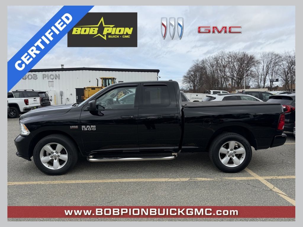 Black Clearcoat 2013 RAM 1500 Express Quad Cab 4WD Pickup Truck Four-Wheel Drive 6-Speed Automatic