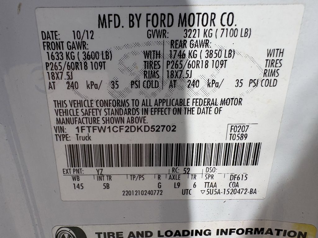 Used 2013 Oxford White Ford FX2 image 25