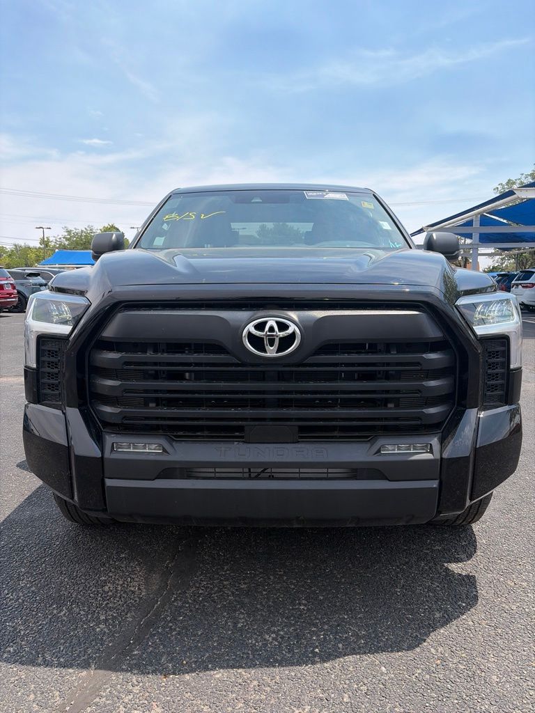 Midnight Black 2025 Toyota Tundra Pickup Truck Four-Wheel Drive Automatic