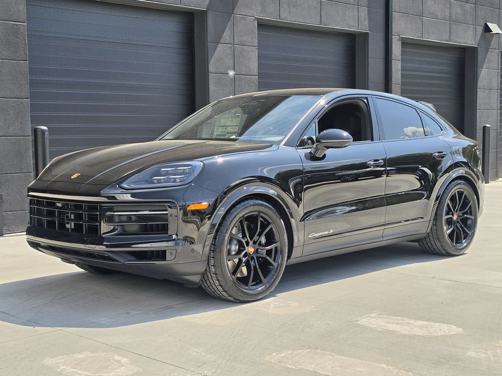 Black 2026 Porsche Cayenne Coupe Coupe All-Wheel Drive 8-Speed Automatic