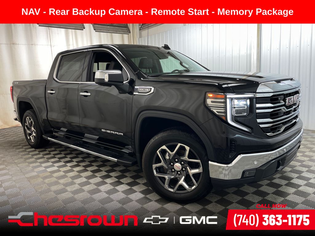 Onyx Black 2023 GMC Sierra 1500 Pickup Truck Four-Wheel Drive Automatic