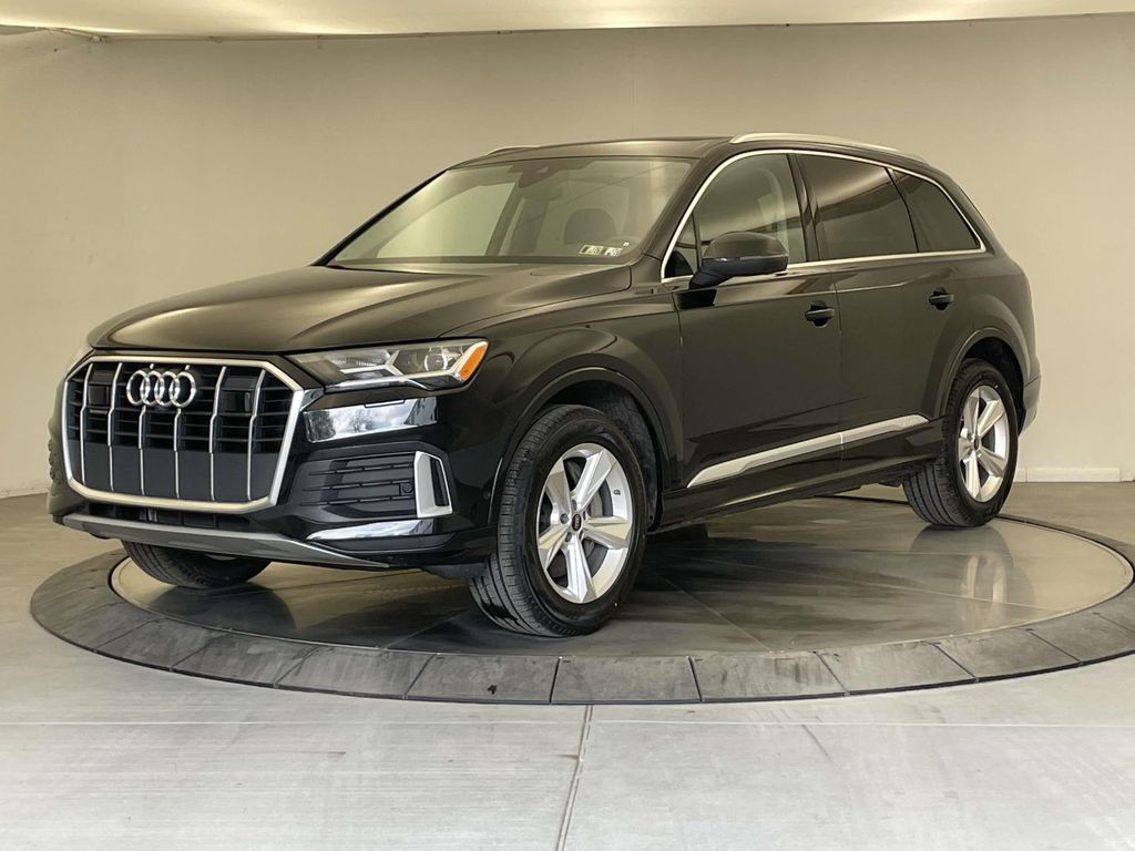 Mythos Black Metallic 2023 Audi Q7 quattro Premium 45 TFSI SUV / Crossover All-Wheel Drive 8-Speed Automatic