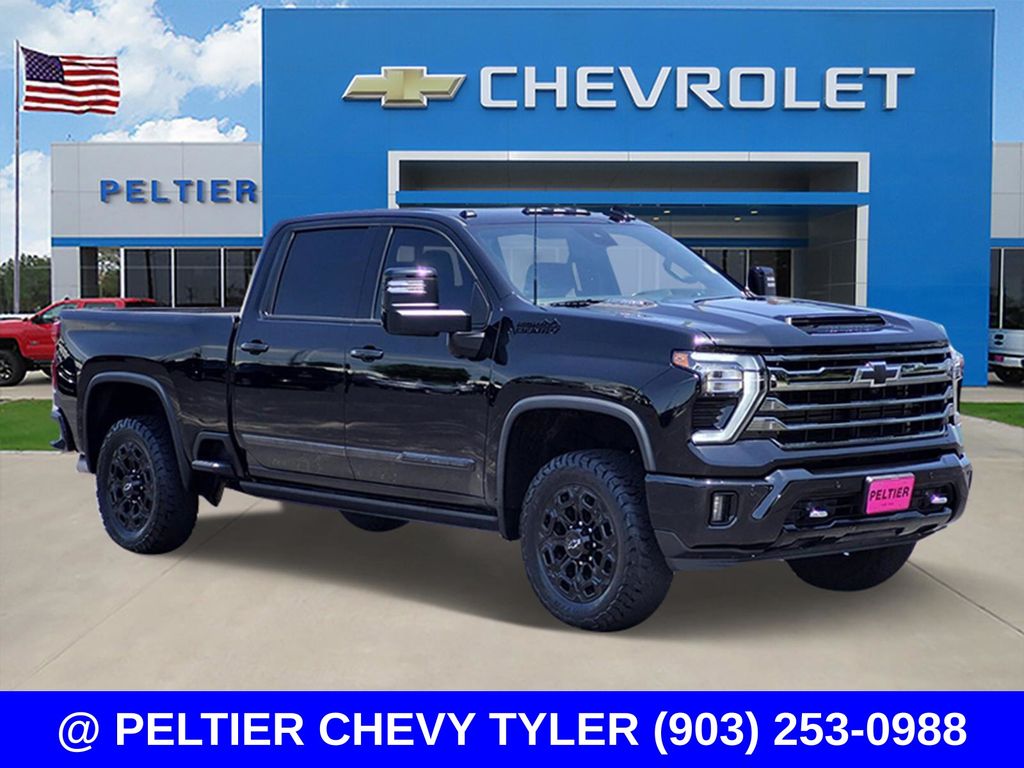 Black 2024 Chevrolet Silverado 2500HD Pickup Truck Four-Wheel Drive Automatic