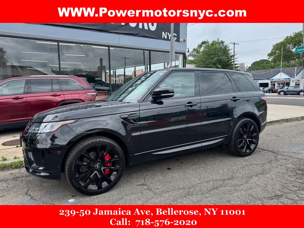 Black 2021 Land Rover Range Rover Sport SUV / Crossover All-Wheel Drive 8-Speed Automatic