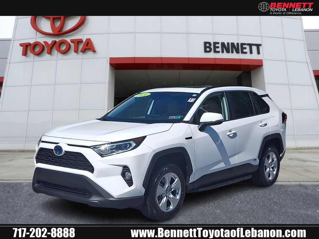 2021 Toyota RAV4 Hybrid Blanco (Super White) SUV/Crossover Tracción en las cuatro ruedas Transmisión variable continua