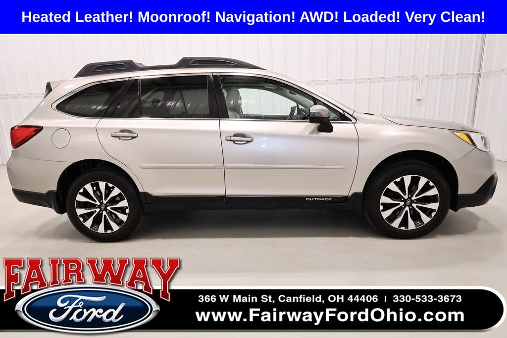 Gray (Tungsten Metallic) 2016 Subaru Outback 2.5i Limited Wagon All-Wheel Drive Continuously Variable Transmission