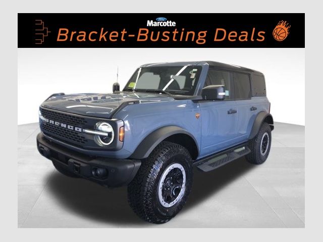Blue (Azure Gray Metallic Tri-Coat) 2025 Ford Bronco Badlands 4-Door 4WD SUV / Crossover Four-Wheel Drive Automatic