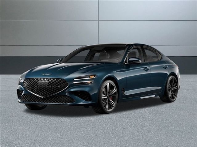Tasman Blue 2025 Genesis G70 3.3T Sport Advanced RWD Sedan Rear-Wheel Drive 8-Speed Automatic