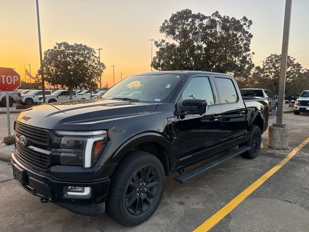 Black Metallic 2024 Ford F-150 Pickup Truck Four-Wheel Drive Automatic