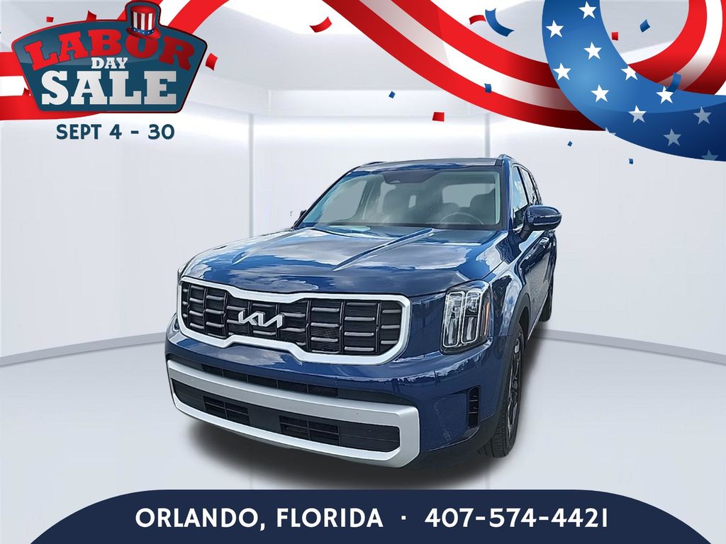 Midnight Lake Blue 2025 Kia Telluride SUV / Crossover All-Wheel Drive 8-Speed Automatic
