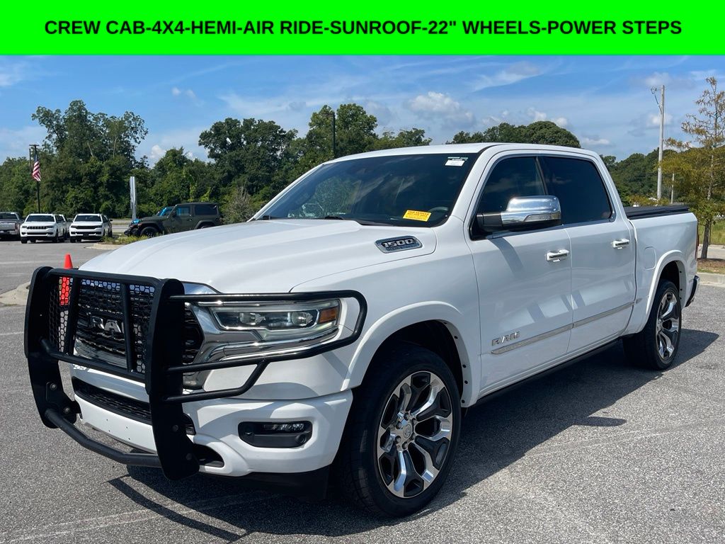 Bright White Clearcoat 2021 RAM 1500 Pickup Truck Four-Wheel Drive 8-Speed Automatic