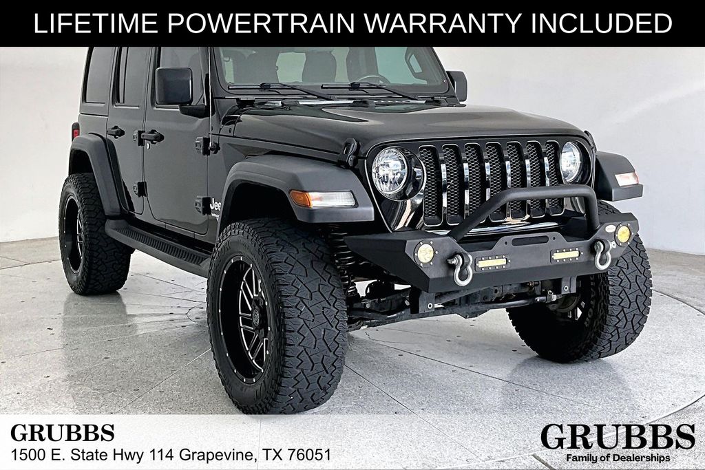 Black Clearcoat 2020 Jeep Wrangler SUV / Crossover Four-Wheel Drive 8-Speed Automatic