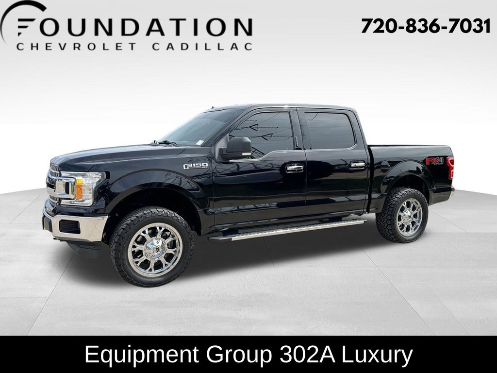 Black Metallic 2020 Ford F-150 Pickup Truck Four-Wheel Drive Automatic