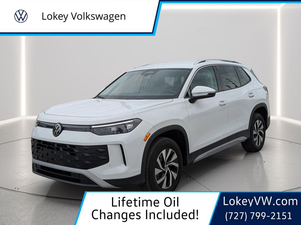 Opal White Pearl 2026 Volkswagen Tiguan SUV / Crossover All-Wheel Drive 8-Speed Automatic