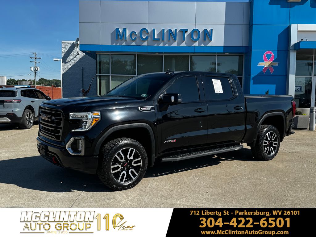 Onyx Black 2021 GMC Sierra 1500 AT4 Crew Cab 4WD Pickup Truck Four-Wheel Drive Automatic