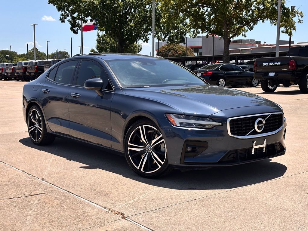 Denim Blue Metallic 2019 Volvo S60 Sedan All-Wheel Drive Automatic