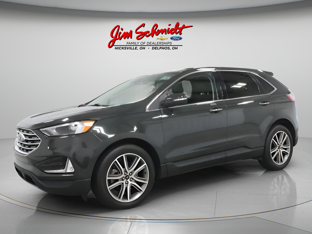 Forged Green Metallic 2023 Ford Edge SUV / Crossover All-Wheel Drive 8-Speed Automatic