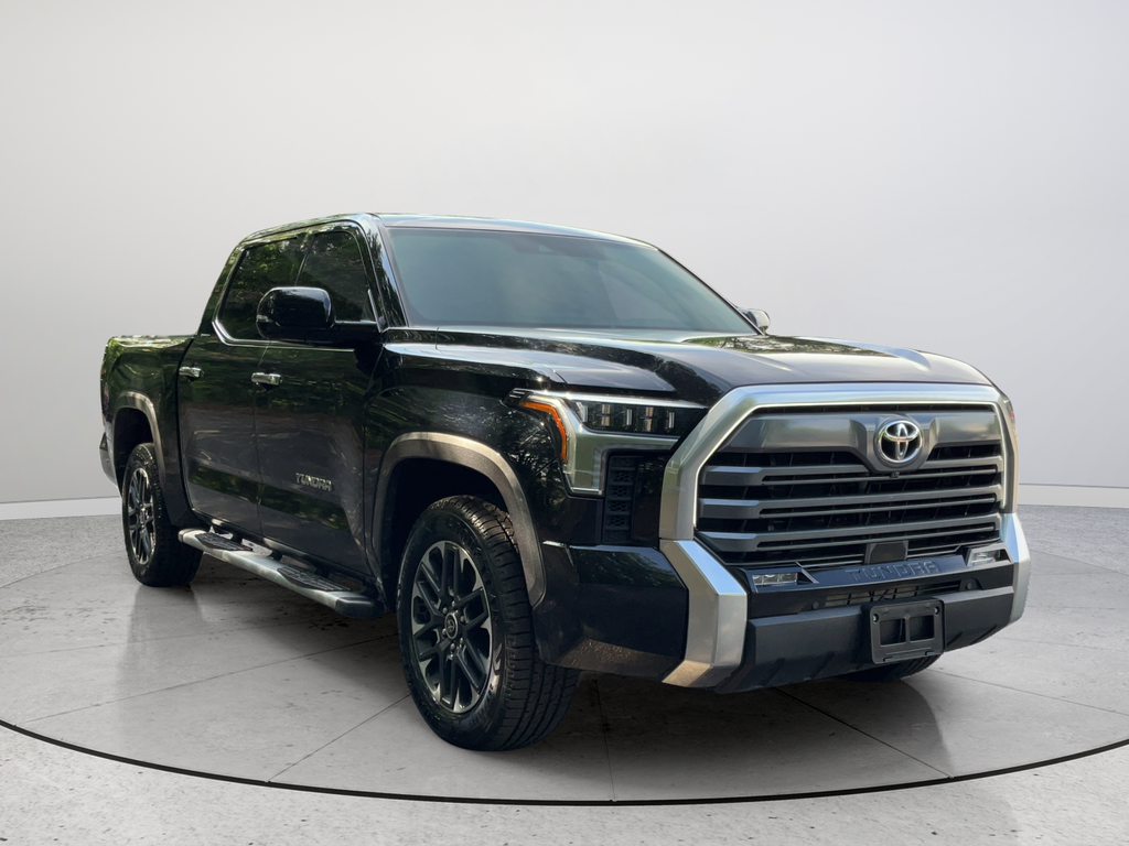 Midnight Black Metallic 2023 Toyota Tundra Pickup Truck Four-Wheel Drive Automatic