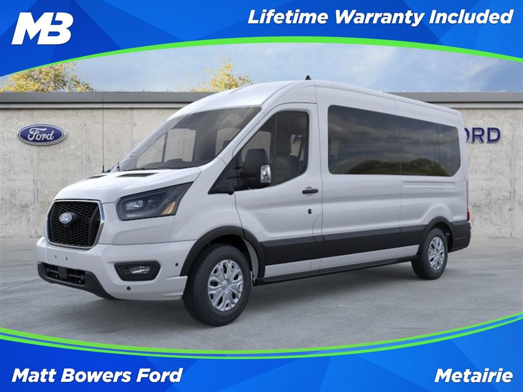Oxford White 2026 Ford Transit Passenger Van
