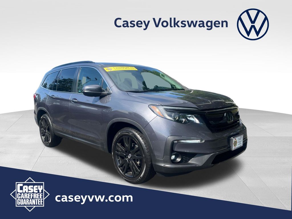 Gray (Modern Steel Metallic) 2022 Honda Pilot SUV / Crossover All-Wheel Drive 9-Speed Automatic