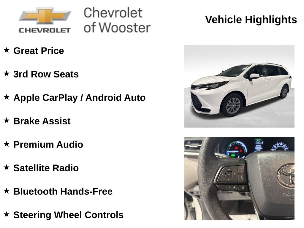 2022 Toyota Sienna LE - Image 2