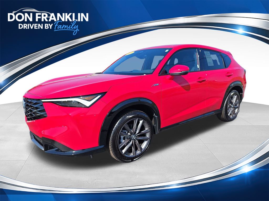 Red 2025 Acura ADX SUV / Crossover All-Wheel Drive Continuously Variable Transmission