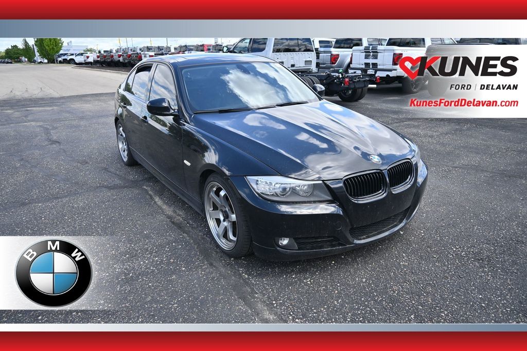 Jet Black 2011 BMW 3 Series 335i Sedan RWD Sedan Rear-Wheel Drive 6-Speed Automatic