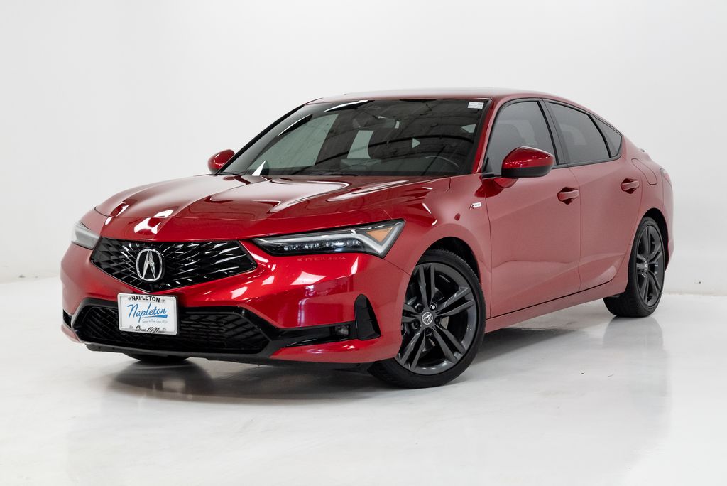 Performance Red Pearl 2023 Acura Integra Sedan Front-Wheel Drive Continuously Variable Transmission