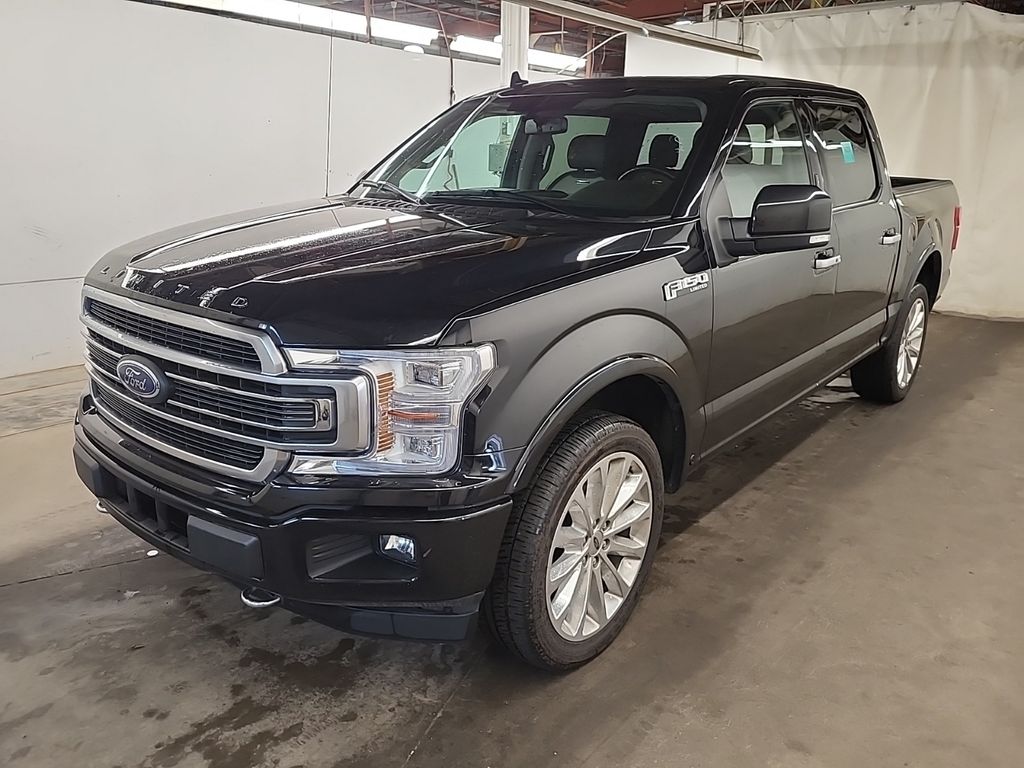 Black 2020 Ford F-150 Pickup Truck Four-Wheel Drive Automatic