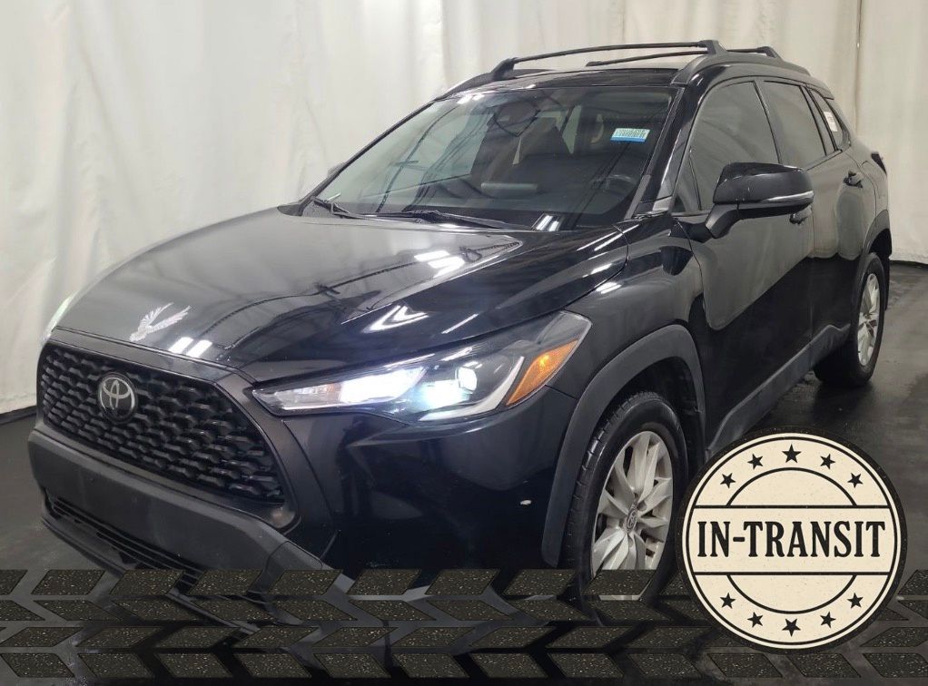 Jet Black 2022 Toyota Corolla Cross LE FWD SUV / Crossover Front-Wheel Drive Continuously Variable Transmission
