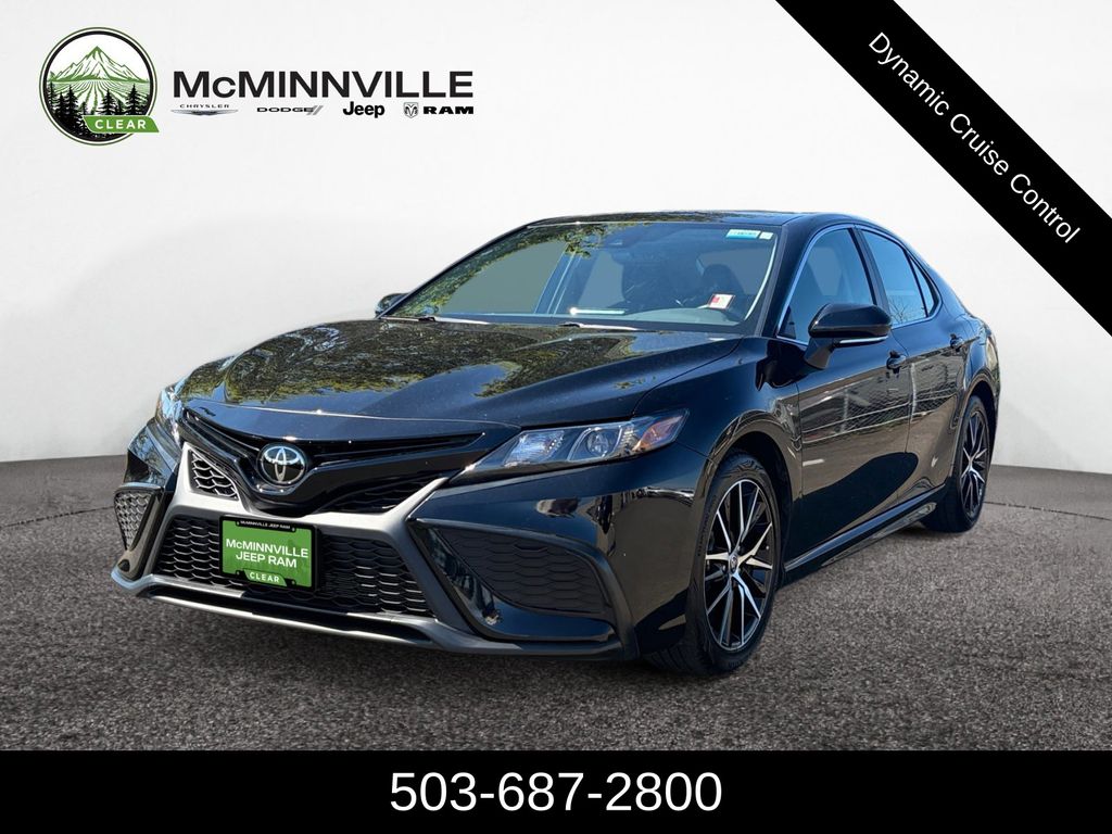 Midnight Black Metallic 2023 Toyota Camry Sedan Front-Wheel Drive 8-Speed Automatic