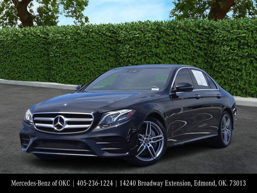 Black 2018 Mercedes-Benz E-Class Sedan All-Wheel Drive 9-Speed Automatic