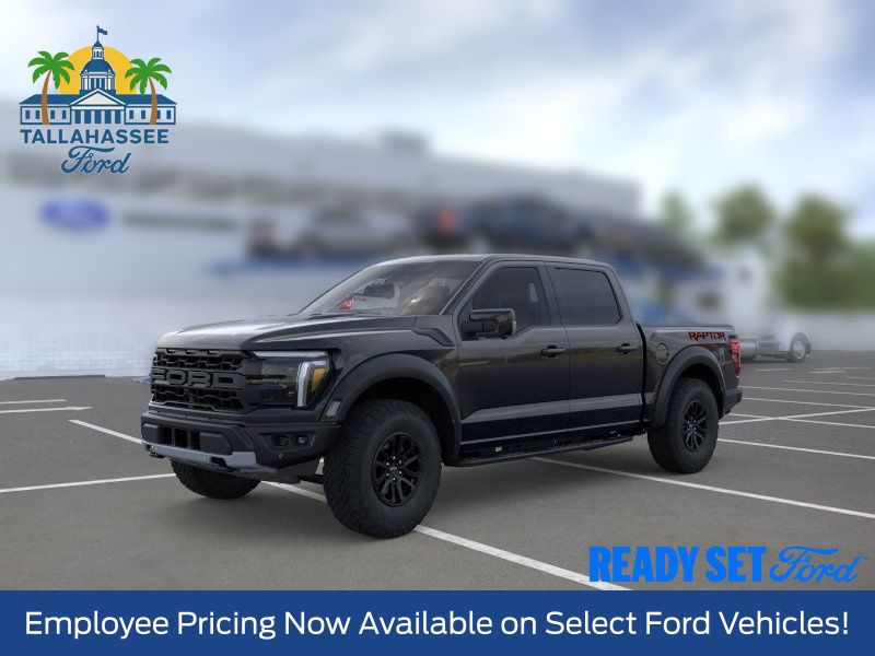 Agate Black Metallic 2026 Ford F-150 Raptor SuperCrew 4WD Pickup Truck Four-Wheel Drive Automatic