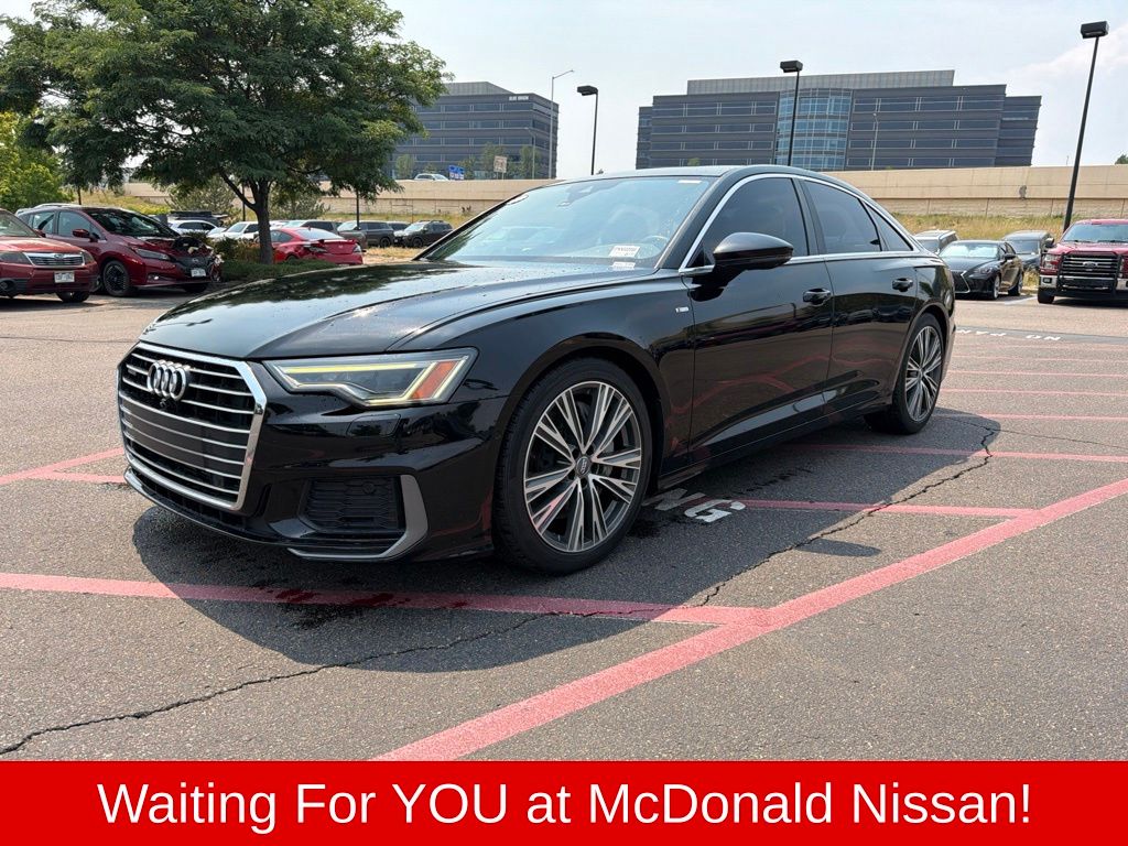 Brilliant Black 2019 Audi A6 Sedan All-Wheel Drive 7-Speed Automatic