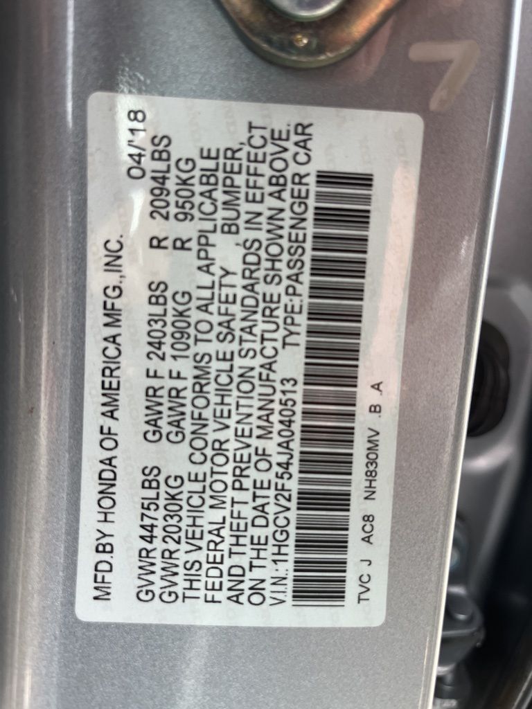 Thumbnail: 2018 Honda Accord - 9