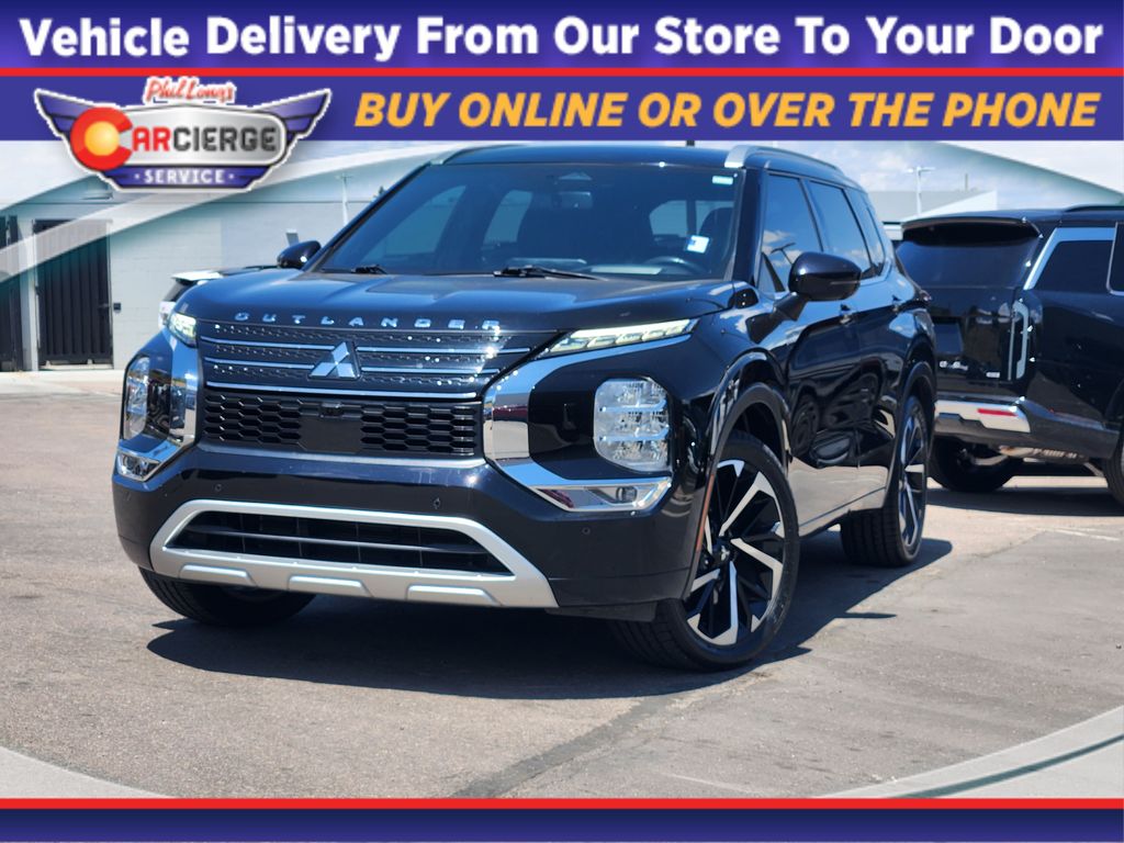 Black 2022 Mitsubishi Outlander SUV / Crossover All-Wheel Drive Continuously Variable Transmission