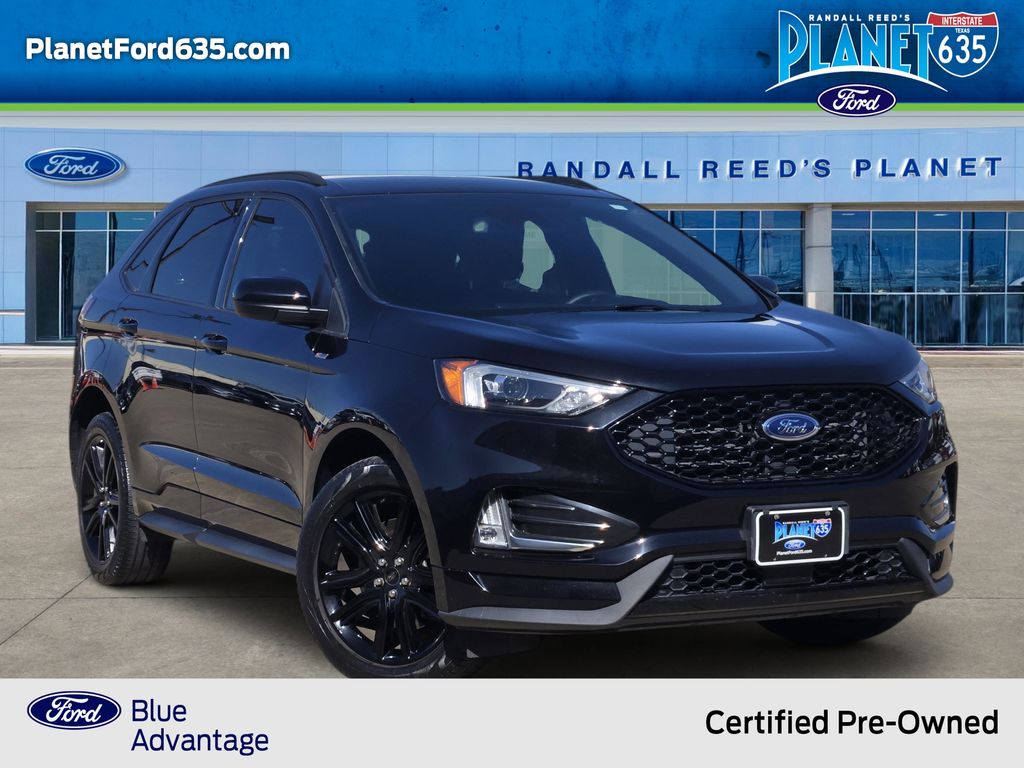 Black Metallic 2023 Ford Edge SUV / Crossover All-Wheel Drive 8-Speed Automatic