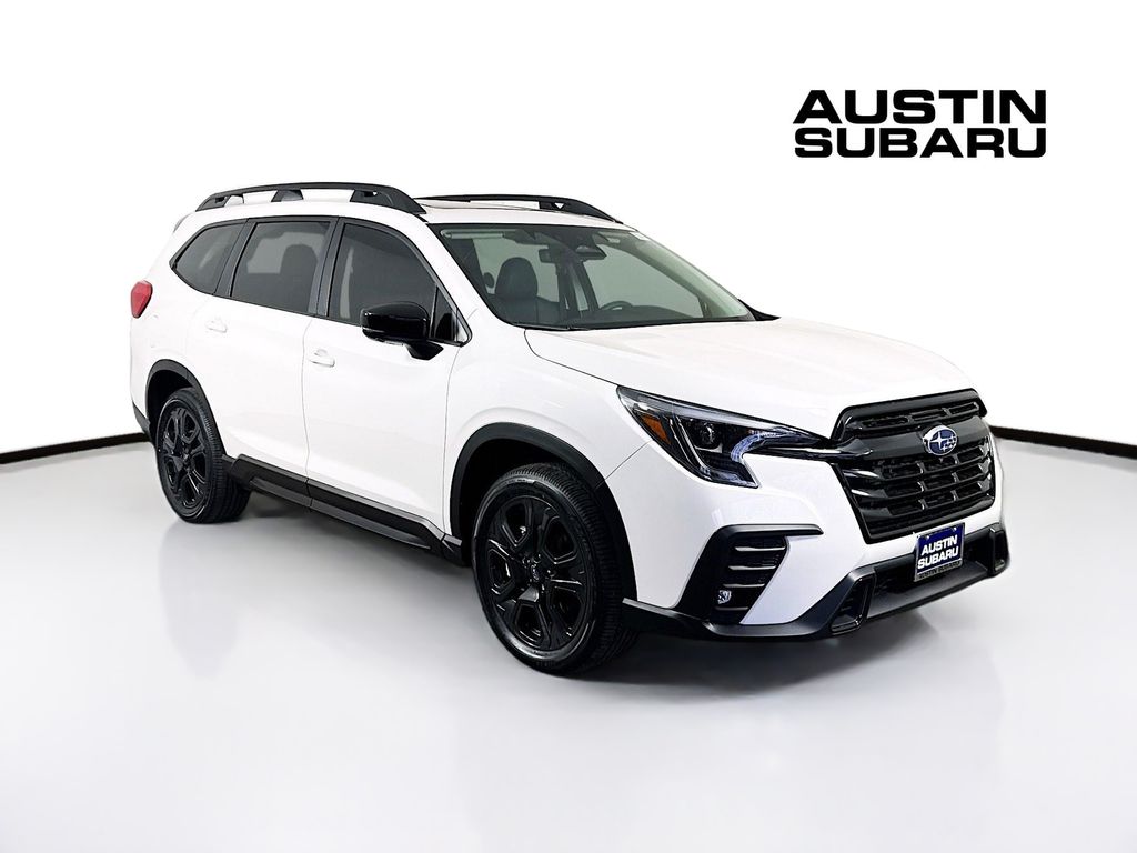 Crystal White Pearl 2025 Subaru Ascent SUV / Crossover All-Wheel Drive Continuously Variable Transmission